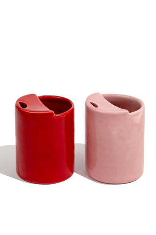 karavan clothing fashion fall winter 25 homecoming homeware collection ceramic take away mug pink