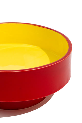 karavan clothing fashion fall winter 25 homecoming homeware collection ceramic fruit bowl yellow red