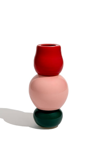 karavan clothing fashion fall winter 25 homecoming homeware collection candle holder red pink green