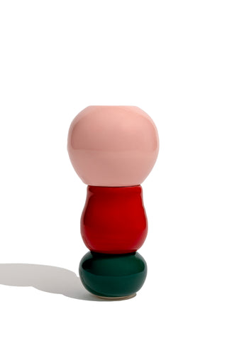 karavan clothing fashion fall winter 25 homecoming homeware collection candle holder red pink green