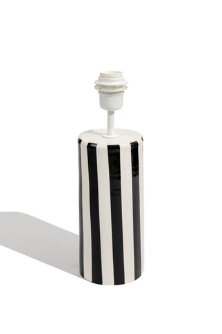 karavan clothing fashion fall winter 25 homecoming homeware collection table lamp black stripes