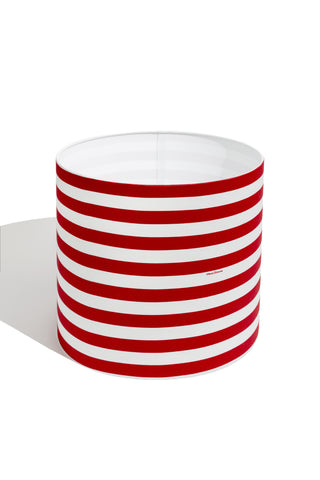 karavan clothing fashion fall winter 25 homecoming homeware collection lamp shade red stripes