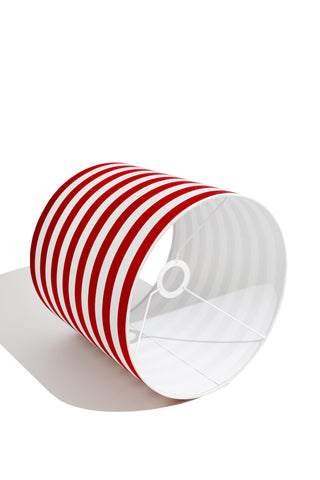 karavan clothing fashion fall winter 25 homecoming homeware collection lamp shade red stripes