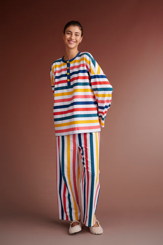 Pyjamas (Multicolor/White)