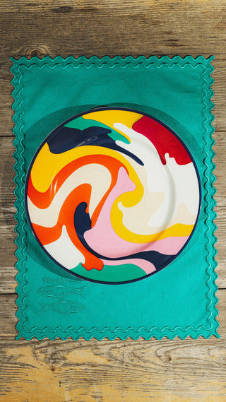 karavan clothing spring summer homeware collection placemat fish