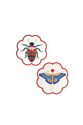 Coaster (Butterfly) x2