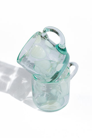 karavan clothing spring summer homeware collection espresso mug glass white dots