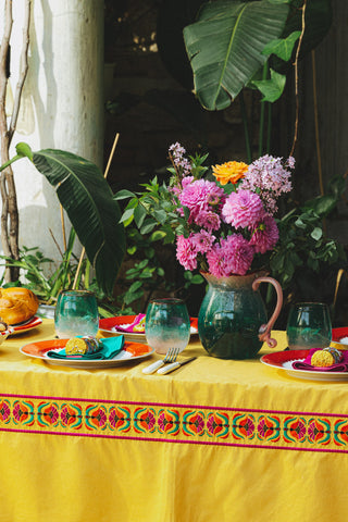 karavan clothing spring summer homeware collection glass water jug