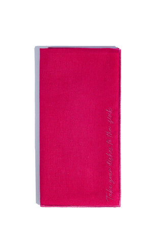 Linen Napkin (Magenta)