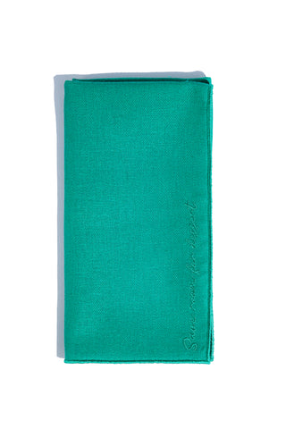 karavan clothing spring summer homeware collection linen napkin green