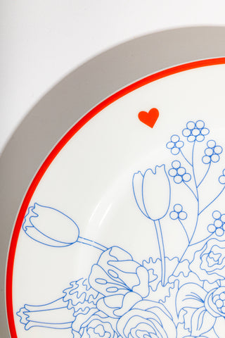 Porcelain Starter Plate (Summer Symbols)