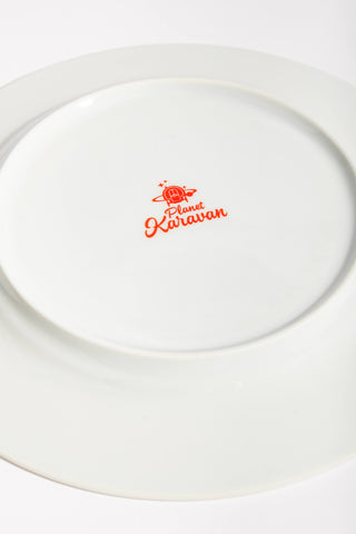 Porcelain Starter Plate (Summer Symbols)