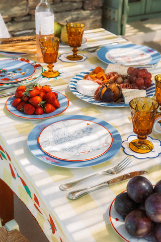 Porcelain Starter Plate (Summer Symbols)