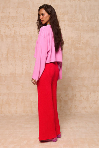 karavan clothing fashion krvn spring summer 26 nai collection avery crop top pink