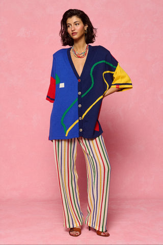 karavan clothing fashion spring summer 26 nai collection emine trousers off white multicolor stripes