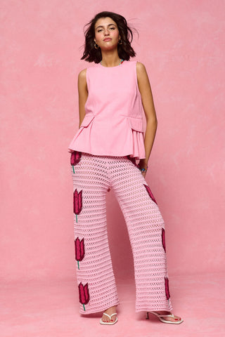 karavan clothing fashion spring summer 26 nai collection antonella top pink