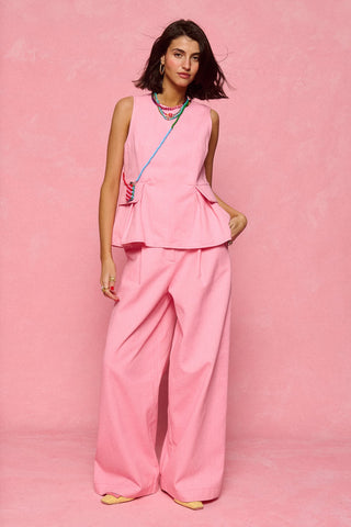 karavan clothing fashion spring summer 26 nai collection antonella top pink