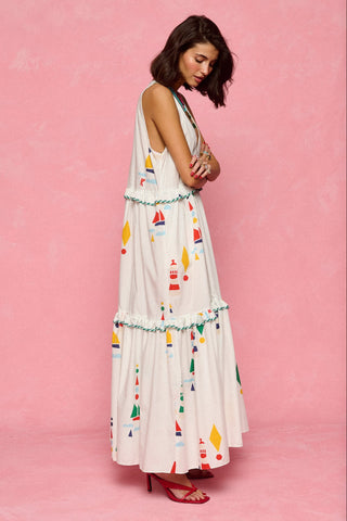 karavan clothing fashion spring summer 26 nai collection artemis dress white lighthouse