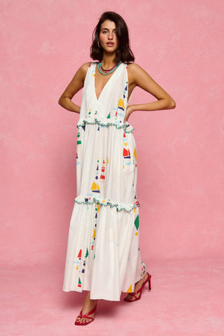 karavan clothing fashion spring summer 26 nai collection artemis dress white lighthouse