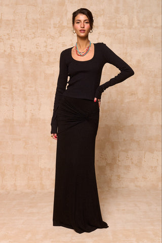 karavan clothing fashion krvn spring summer 26 nai collection magda top black