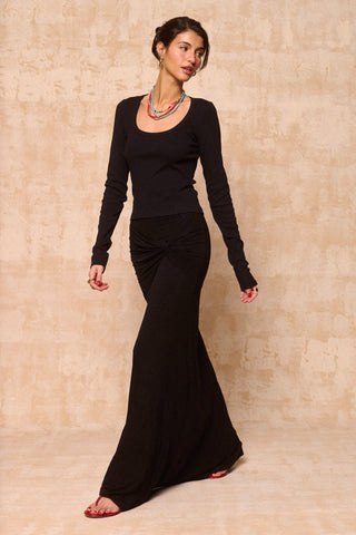 karavan clothing fashion krvn spring summer 26 nai collection magda top black