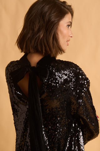 karavan clothing fashion fall winter 25 krvn homecoming collection beaver mini dress black