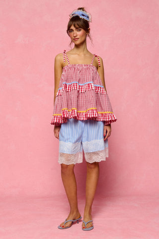 karavan clothing fashion planet homeware spring summer 26 nai collection top red checked