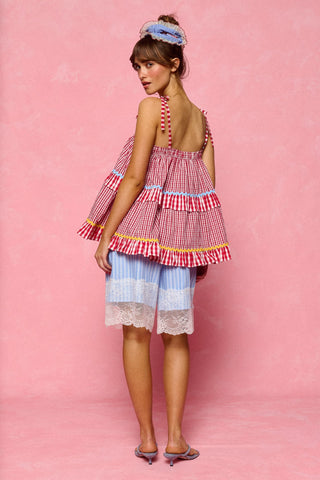 karavan clothing fashion planet homeware spring summer 26 nai collection top red checked