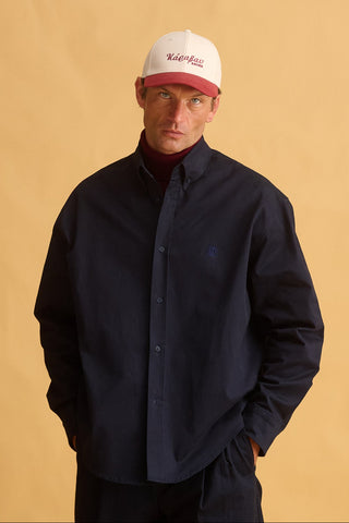 karavan clothing fashion fall winter 25 homecoming men collection bronko shirt blue