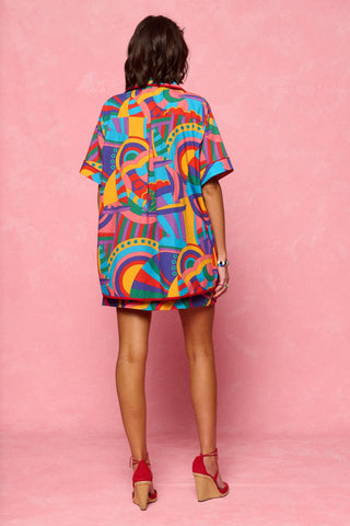 karavan clothing fashion spring summer 26 nai collection bijou shirt abstract boat multicolor