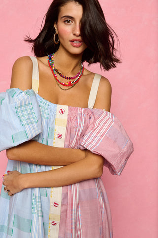 karavan clothing fashion spring summer 26 nai collection cassie dress lilac red botches