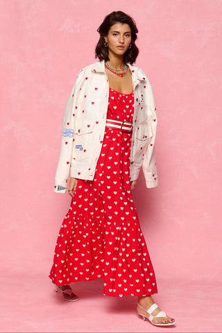 karavan clothing fashion spring summer 26 nai collection charlotte dress polka hearts red
