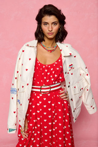 karavan clothing fashion spring summer 26 nai collection trey belt leather red white