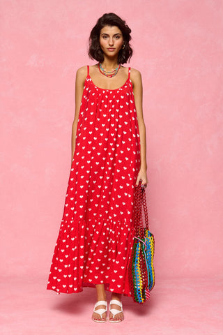 karavan clothing fashion spring summer 26 nai collection charlotte dress polka hearts red
