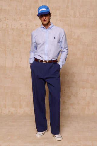 karavan clothing fashion spring summer 26 men nai collection cillian trousers blue