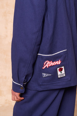 karavan clothing fashion spring summer 26 men nai collection miguel jacket blue