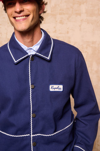 karavan clothing fashion spring summer 26 men nai collection miguel jacket blue