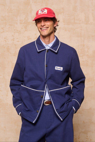 karavan clothing fashion spring summer 26 men nai collection miguel jacket blue