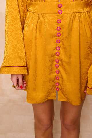 karavan clothing fashion spring summer 26 krvn nai collection daisy mini dress yellow