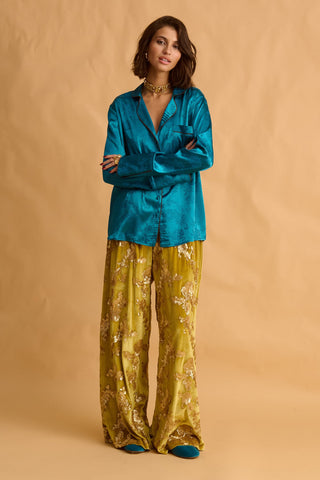 karavan clothing fashion fall winter 25 krvn homecoming collection lorde shirt petrol