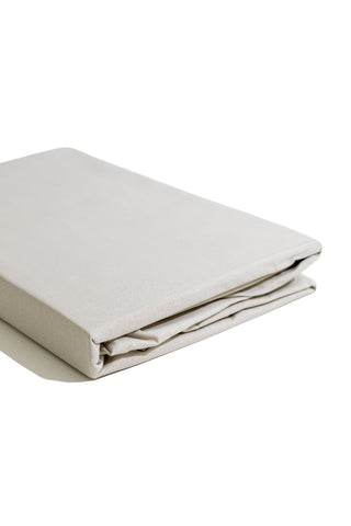 karavan clothing planet homeware collection fall winter 24 25 percale fitted sheet ivory