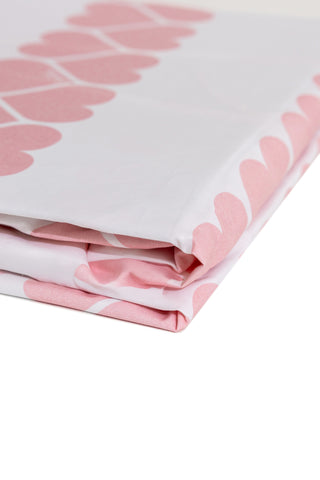 karavan clothing planet homeware collection spring summer 25 fitted sheet 160x200 hearts