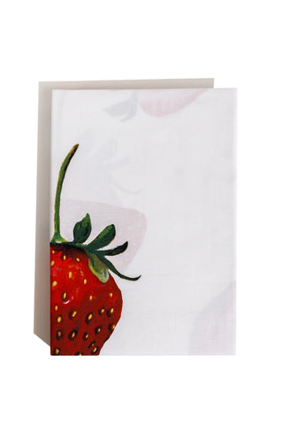 karavan clothing planet homeware collection spring summer 25 flat sheet strawberries