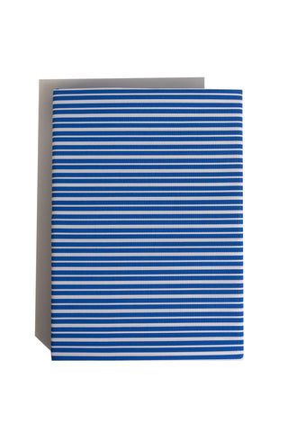 karavan clothing planet homeware collection spring summer 25 flat sheet four blues stripes