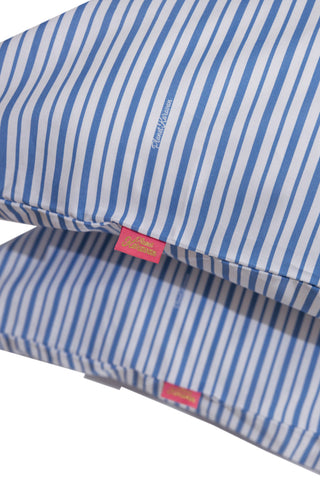 karavan clothing planet homeware collection spring summer 25 pillow case blue stripes