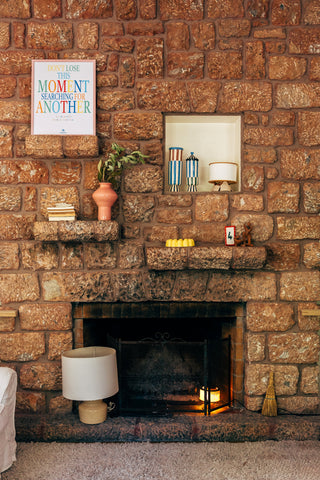 karavan clothing planet homeware collection spring summer 25 art print don't lose this moment searching for another