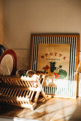 karavan clothing planet homeware collection spring summer 25 art print vintage fruit