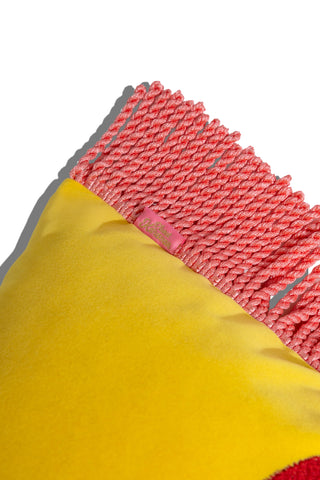 Velvet Pillow Case (Yellow)