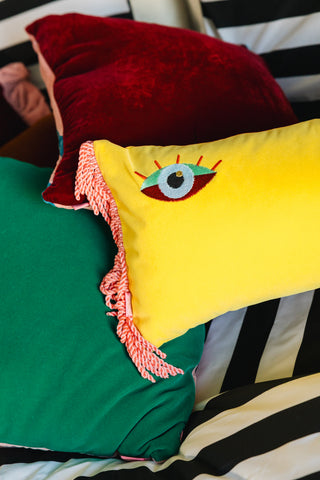 Velvet Pillow Case (Yellow)