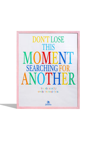 karavan clothing planet homeware collection spring summer 25 art print don't lose this moment searching for another